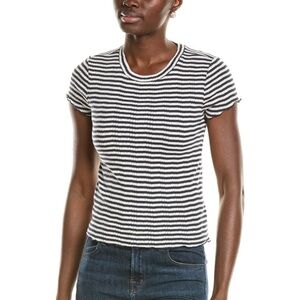 NWT! MSRP $98 Splendid Striped Navy & White Short Sleeve Knit Top